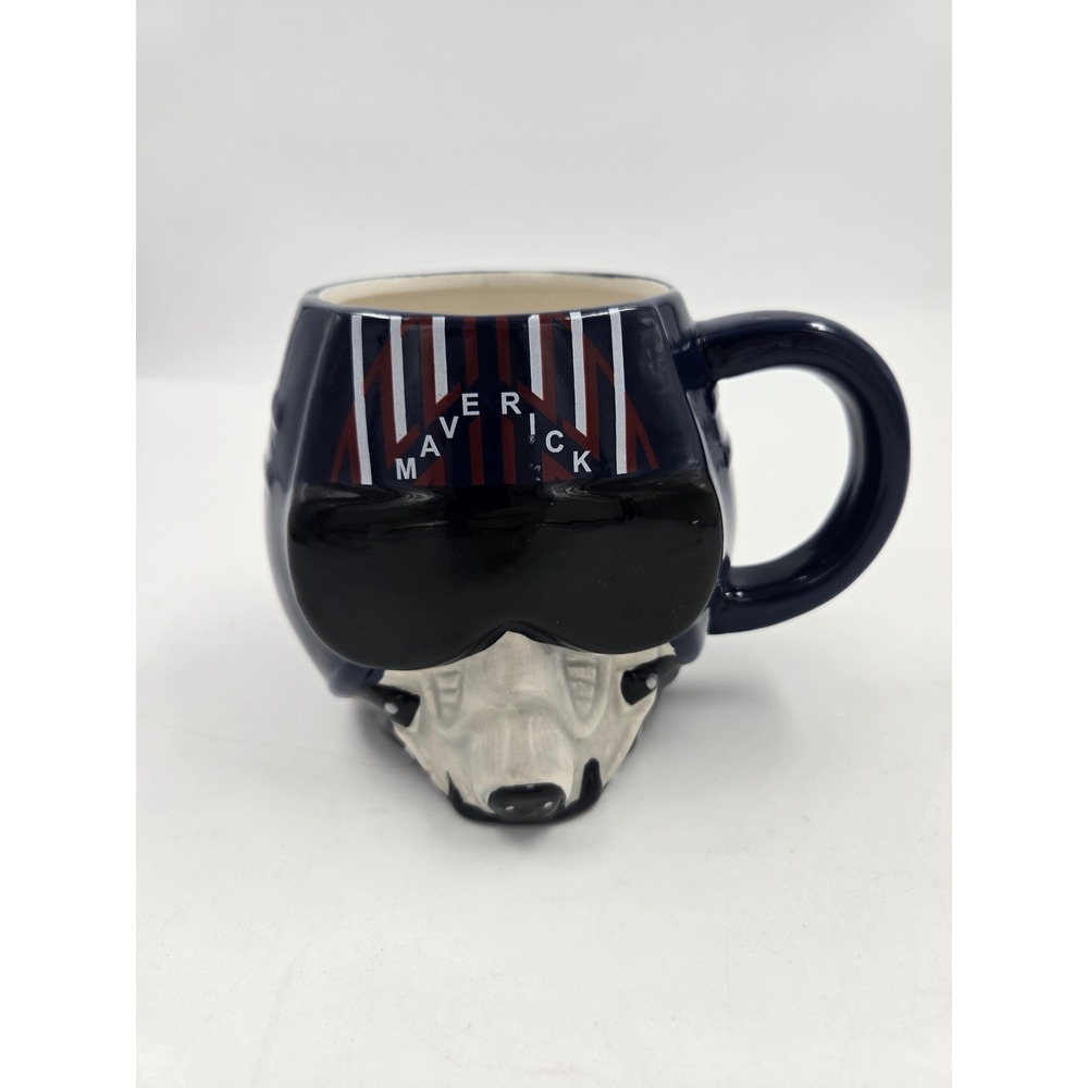 2021 Navy Pilot Maverick Top Gun 3D Sculpted Ceramic Mug 20oz